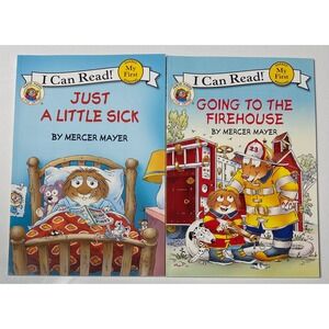 I Can Read! Little Critter Just A Little Sick & Going To The Firehouse‎ Books